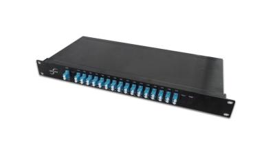 China CWDM Mux/Demux in 1U Rackmount 4,8,16,18 - CH-Gestell-niedrige Einfügungsdämpfung zu verkaufen