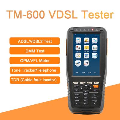 중국 TM-600 VDSL 검사자 광섬유 공구 ADSL/VDSL/OPM/VFL/TDR 음색 추적자 한세트 단위 판매용