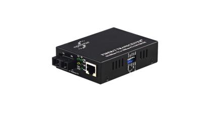 China Voll- Duplex-/Halbduplex-Ethernet-Medien-Konverter 10 100base Tx zu 1000base Fx zu verkaufen