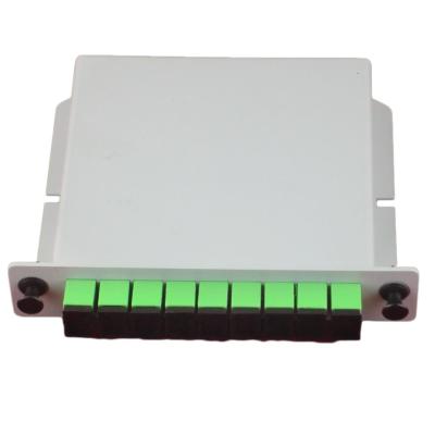 China divisor óptico del PLC de la fibra de 1*8 1*16, mini divisor del Plc del paquete de Cassatte del tubo en venta