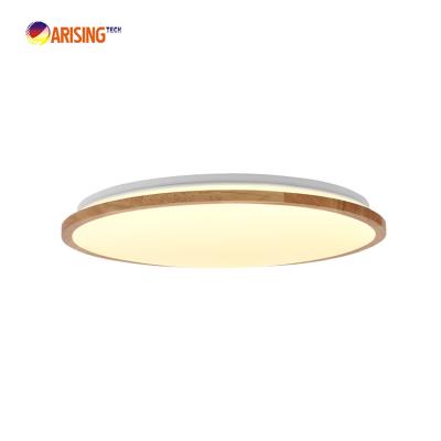 China Large modern custom made luxury wooden frame ceiling light pendant lighting for sale