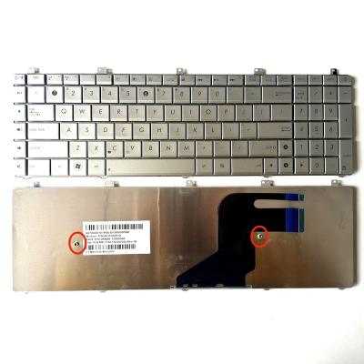 China Numpad Factory Supply Replacement Keyboard Silver Laptop Keyboard For Asus N75 N75S N75SF N75SL USA for sale