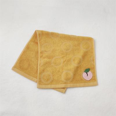 China Fruit Child Safe Absorbent Bamboo Style Fiber Towels Kids Cloth Clean Towel For Kids for sale