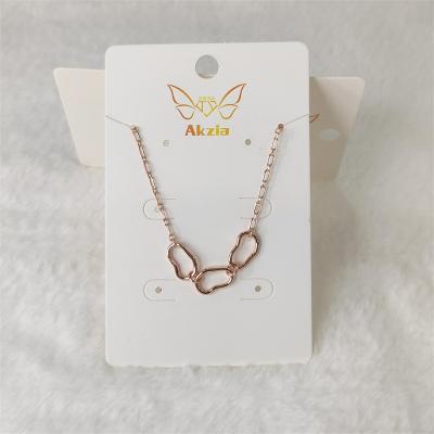 China Cute Simple Women Necklace Jewelry Brass Chain Necklace for sale