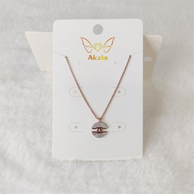 China Wholesalel Cute White Round Jewelry Fashion Hollow Shell Pendant Necklace for sale