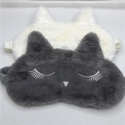 China Popular Fashion Private Label Custom Cat Travel Sleep Eye Mask Cute For Sleeping for sale