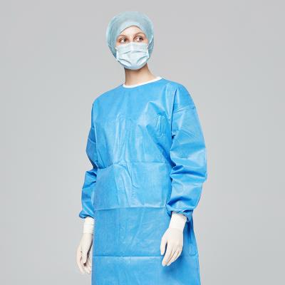 China Doctors Medical Care Smms Sterile Surgical Gown , Disposable Medical Isolation Gown for sale