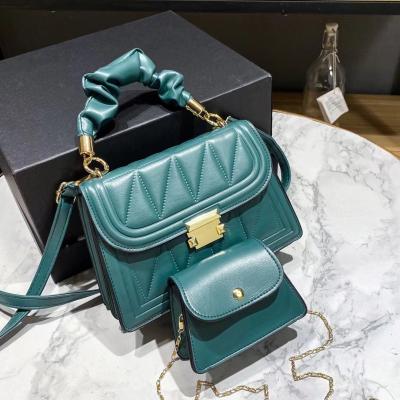 China New style fashion waterproof pure female jelly bag foreign trade color bag mother and child bag small shoulder messenger bag female handbag for sale