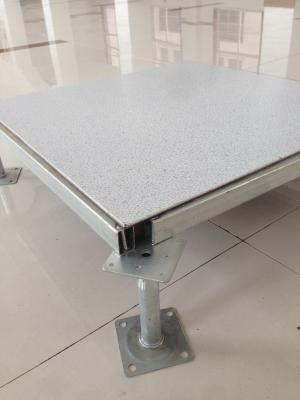 China 600 * 600 * 35mm Permanent Anti static PVC Raised Access Floor System for Security Building for sale