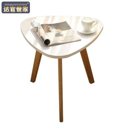 China Removable Living Room Furniture Sets Small MDF Coffee Table + Modern Style Solid Wood Coffee Table for sale