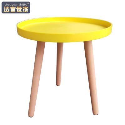 China Round Furniture Removable Plastic Bedroom Living Room Furniture Sets Modern Simplicity Table Coffee Table for sale