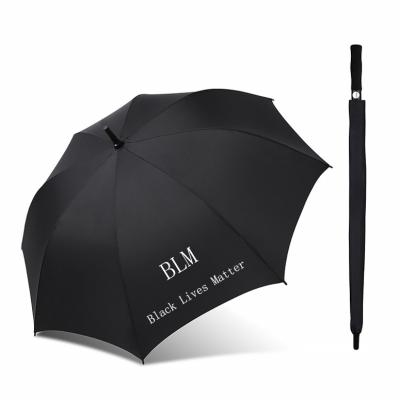 China BLM custom cheap low moq advertising special customized straight umbrella for sale