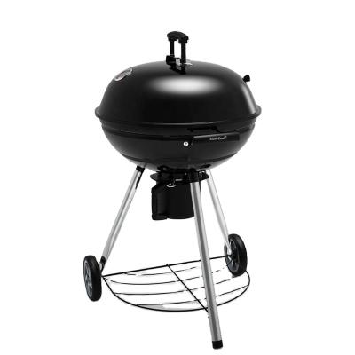 China Easily Assembled 22 Inch 304 Stainless Steel Outdoor Grill Garden Cart Apple Shape Kettle Charcoal BBQ Grill for sale