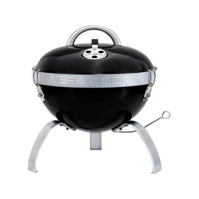 China Easily Assembled 14 Inch Premium 304 Stainless Steel Grill Portable Mini Apple Shape Kettle Charcoal Outdoor Picnic Camping BBQ Grill for sale