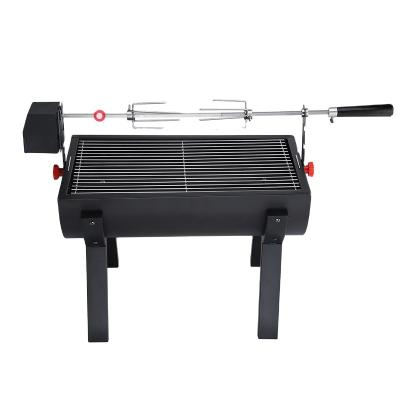 China Easily Assembled High Quality Outdoor Balcony Patio Camping Picnic Small Portable Mini Tabletop BBQ Grills Rotisserie Charcoal Barbecue for sale