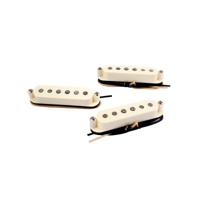 China GUITAR Coil Pickups SSS Alnico 5 Single Neck/Middle Pickups/Bridge For Electric Guitar 3PCS/Set Cream White for sale