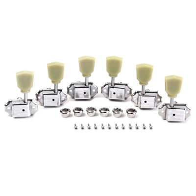 China GUITAR 3R 3L Green Tulip Button Machine Heads Tuning Tuner Pegs For Lp Classical Guitar for sale