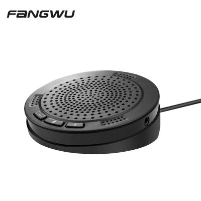 China OEM Wholesale Handheld Mini Microphone Loud Audio Microphone and Speaker USB 360 Conference Desktop Speakerphone for sale