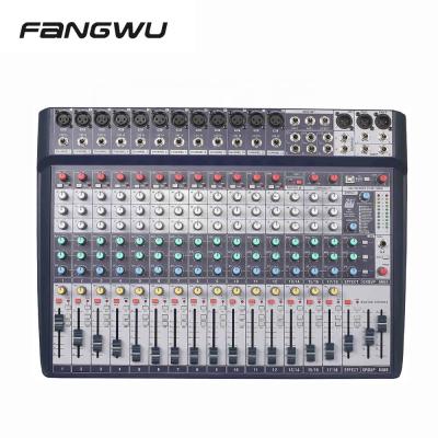 China Disco\Bar\Club\Professional 18 Channels DSP Home Effect Audio Mixer With DAC Sound Card for sale