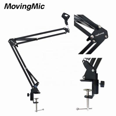 China Newest Mic Stand Marantz Good Quality Desktop Arm Suspension Scissor Microphone Boom Microphone Suspension Boom Scissor Arm for sale