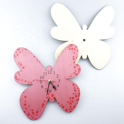 China Customization DIY Sublimation Heat Transfer Blank MDF Wall Clock Sublimation Stamping Tag Pendants Blank Double Sided Blank Stamping Tags Heat Strip for sale