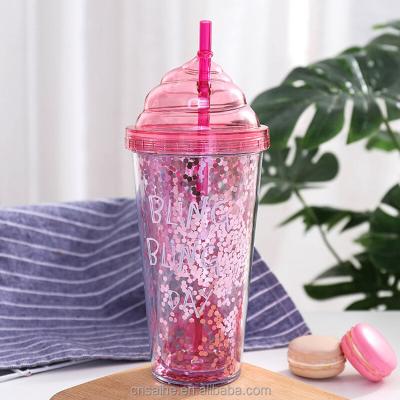 China Acrylic Tumbler With Straw And Lid Cheap Price 16oz 20oz Clear Water Viable Bulk Cup And Fast Delivery for sale