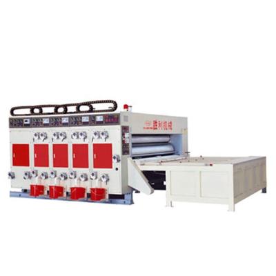 China Fully Automatic High Speed ​​Corrugated Clothing Cardboard Flexo Board Printing Slotting Die Cutting Machine for sale