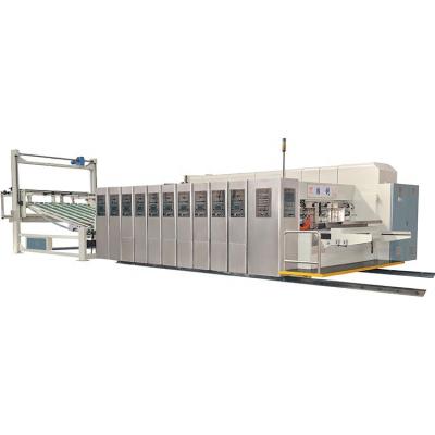 China machinery & Hardware carton box packaging machine /pizza paper box machine /YKW printer fast pseed slotter die cutter machine for sale