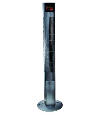 China 90Â ° Swing Home Appliances Space Saving Fan Led 36 Inch Remote Oscillating Air Cooler Tower Fan for sale