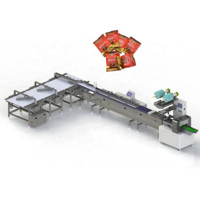 China Horizontal Type Biscuit Chocolate Bar Pillow Food Pillow Type Packaging Machine for sale