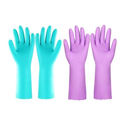 China House Kitchen Household Cleaning Latex Gloves Silicone Dishwashing Gloves Kitchen Rubber Gloves for sale