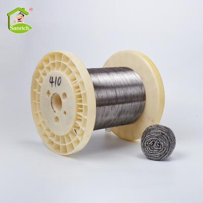 China 0.13-0.20mm Stainless Steel SS Wire Scourer Raw Materials For Making Spiral Scrubber for sale