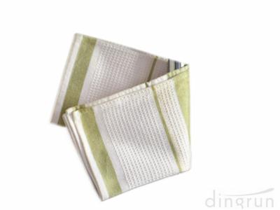 China Azo Free Striped Tea Towels , Cotton Kitchen Towels For Restaurant for sale