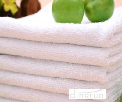 China Compact Pure White Hand Towels For Hotel , Soft Touch Hand Wash Cloth Fast Drying for sale