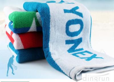 China Terry Yonex Lengthen Soft Gym Workout Towels 100% Cotton 60*120cm Stripe Design for sale