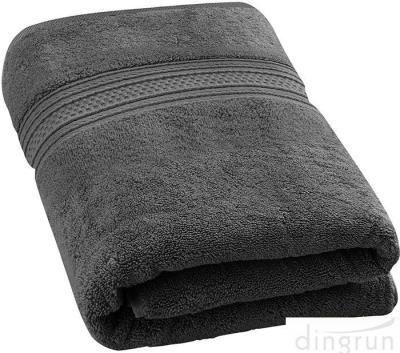 China Soft Luxury Premium Cotton Extra Large Bath Towel Bath Sheet For Hotel for sale