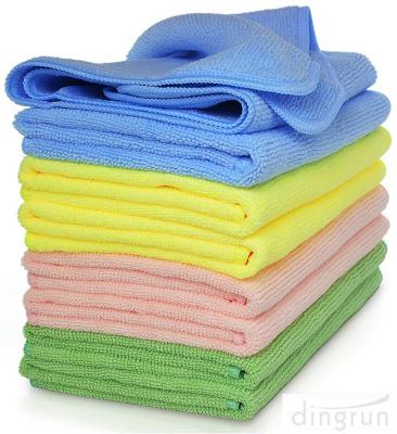 China High Absorbent Microfiber Cleaning Cloths Towel For Kitchen Car Windows for sale