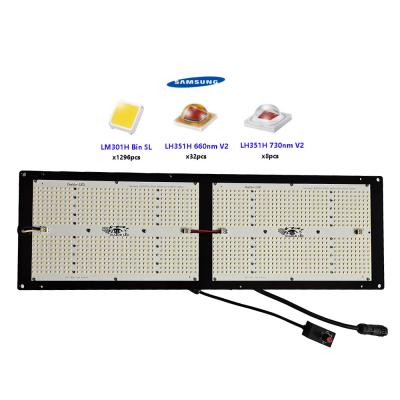 China Seed Starting Diablo LED Most Perfect Spectrum Grow Lights LM301H LM351H Red660nm Red730nm Deep Far Panel Diablo QB648 V2 for sale