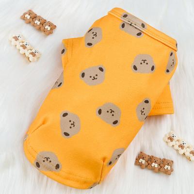 China Winter Sustainable Pet Clothes Cute Pet Apparel Cat T-shirt Puppies Clothes For Small Pets for sale