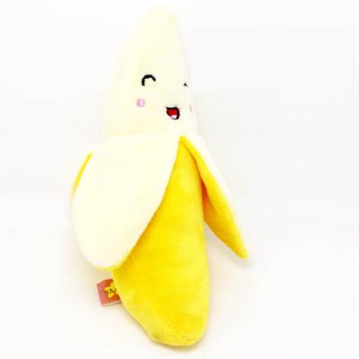 China Vegetable Toy Banana Cat Toy Stuffed Animal Pet Fruit Stocked Healthy Paper Toy for sale