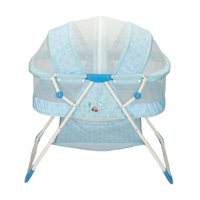 China Washable Factory - Sold Wholesale Sturdy Deluxe Protective Play Crib Baby Shaker Newborn Crib for sale