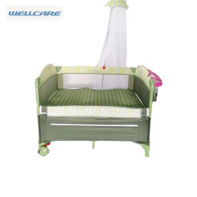 China Modern Luxury Baby Cribs Baby Huts Portable Baby Bedside Co-Sleep Cot for sale