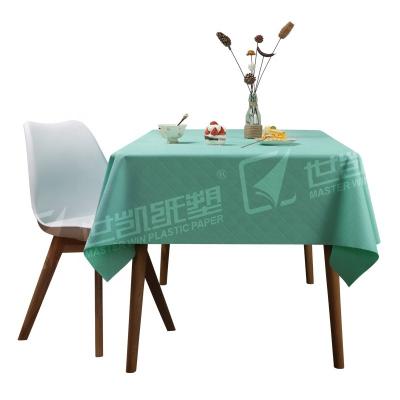 China New Arrival Biodegradable Rectangle Waterproof Oil Proof Birthday Party Disposable Plastic Tablecloth for sale