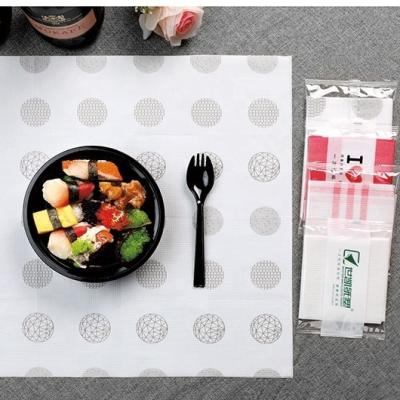 China Restaurants Cafe Biodegradable Napkin Waterproof Printing Supply Custom Tablecloth for sale