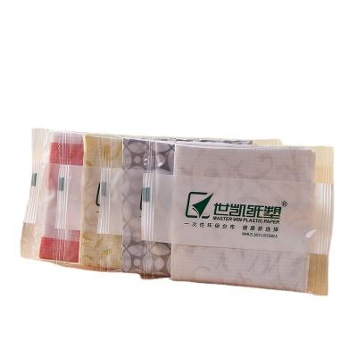 China Biodegradable Disposable White Stone Napkin Cloth Restaurant Party Goods Plastic PCC Tablecloth for sale