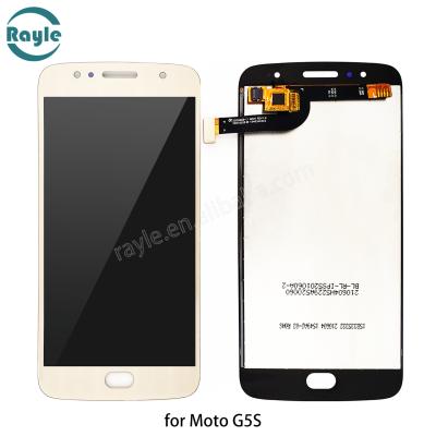 China Best Supply Price Mobile Phones LCD Display For Moto G5S LCD Display Screen With Touch Digitizer Panel Assembly 5.2 Inch for sale