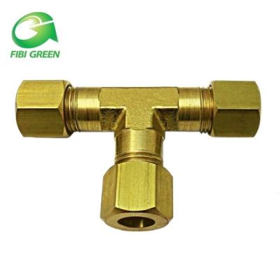 China Taiwan hotels made high pressure brass compression fitting for three way for sale