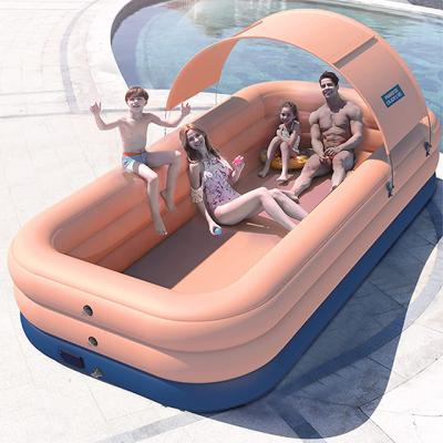 China Wireless Automatic PVC Outdoor Water Fun Outdoor Inflatable Swimming Pool for sale