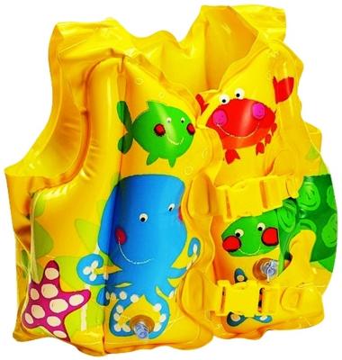 China Portable Transport Intex 59661 Tropical Friends Swim Vest Inflatable Kids Pool Vest for sale