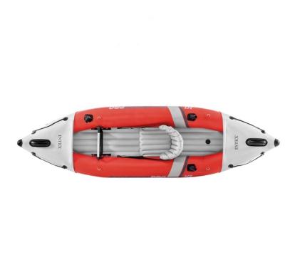 China Traveling Kayak Paddle INTEX 68303 K1 Pro Outdoor Water Sports Rafting Single Inflatable Kayak Inflatable Rowing Boat Set For Fishing for sale